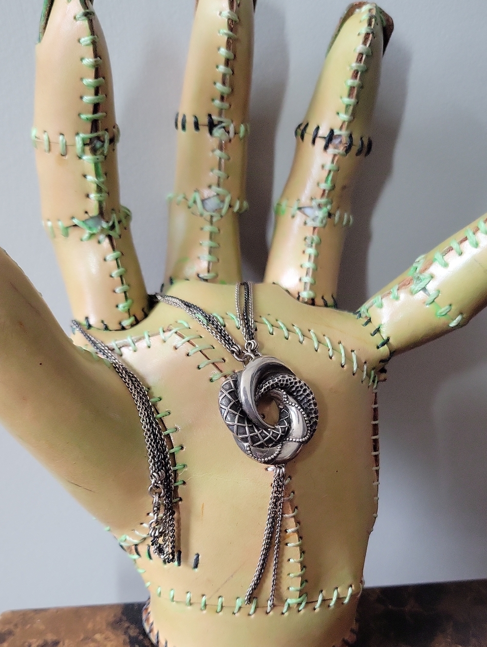 Custom, ***ONE OF A KIND*** Algerian Love Knot Necklace, Sterling Silver